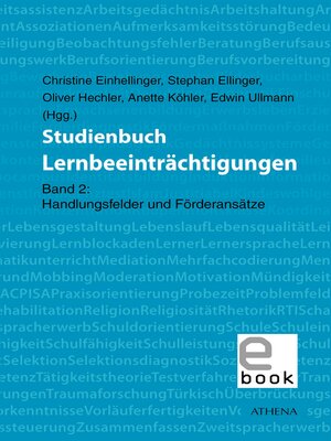 cover image of Studienbuch Lernbeeinträchtigungen
